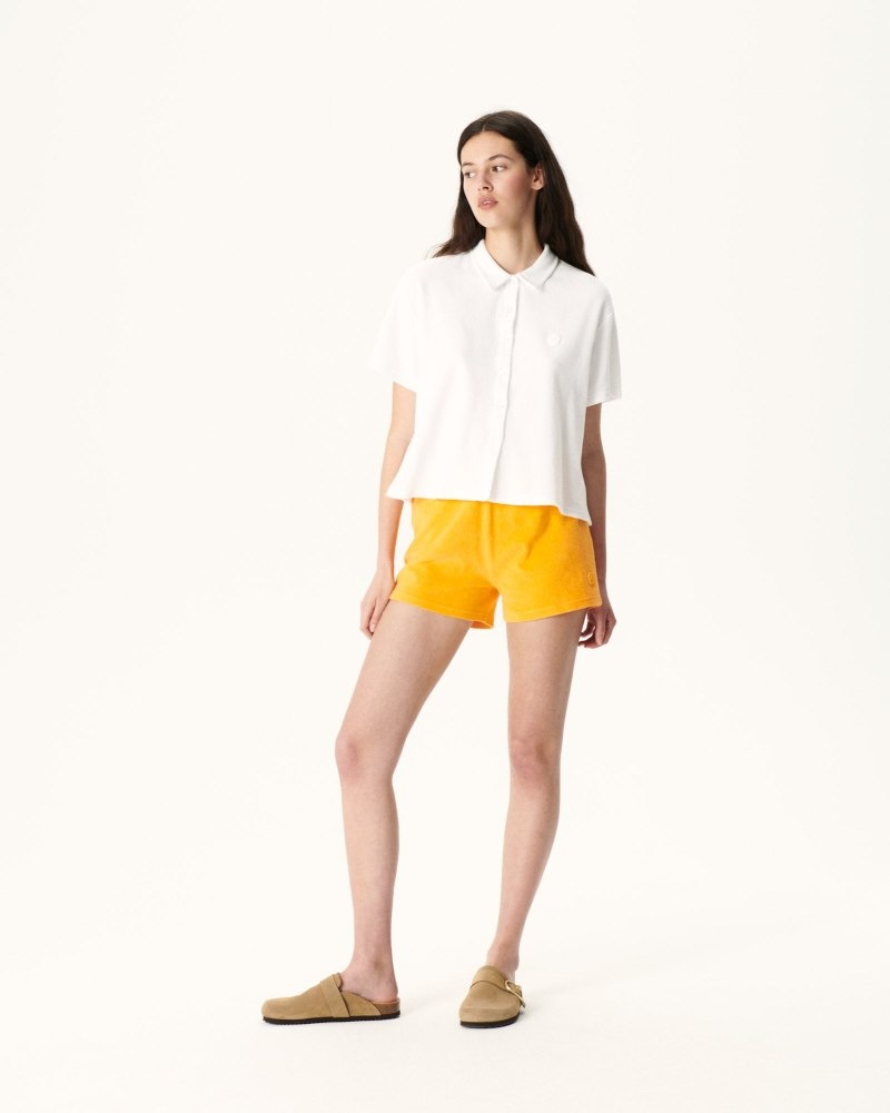 JOTT Nova Short Terrycloth Ženske Košulje Bijele | BUY-2094