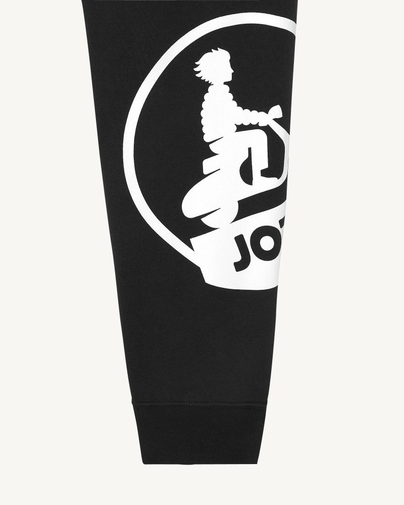 JOTT Organic Cotton Soledad Ženske Jogger Hlače Crne | BJY-6229