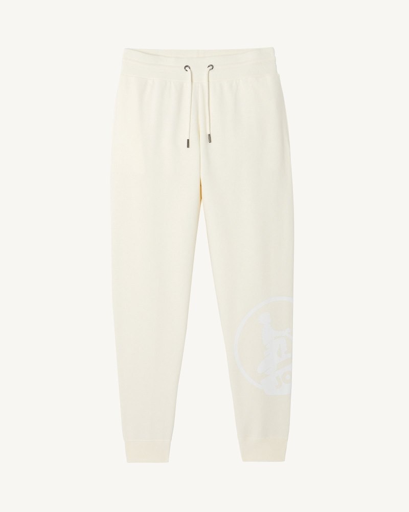 JOTT Organic Cotton Soledad Ženske Jogger Hlače Off-white | ZLZ-0601