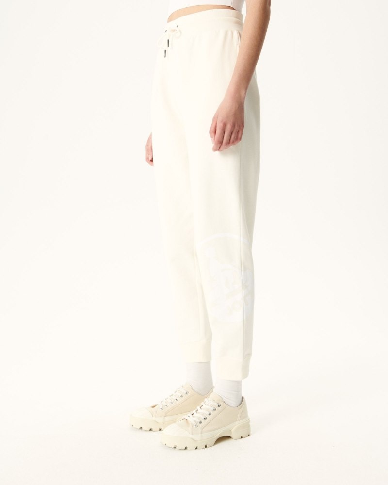 JOTT Organic Cotton Soledad Ženske Jogger Hlače Off-white | ZLZ-0601