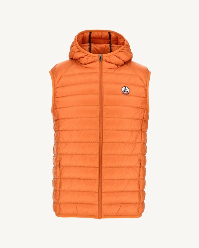 JOTT Pat Hooded Sleeveless Muške Donje Jakne Narančaste | PAS-0205