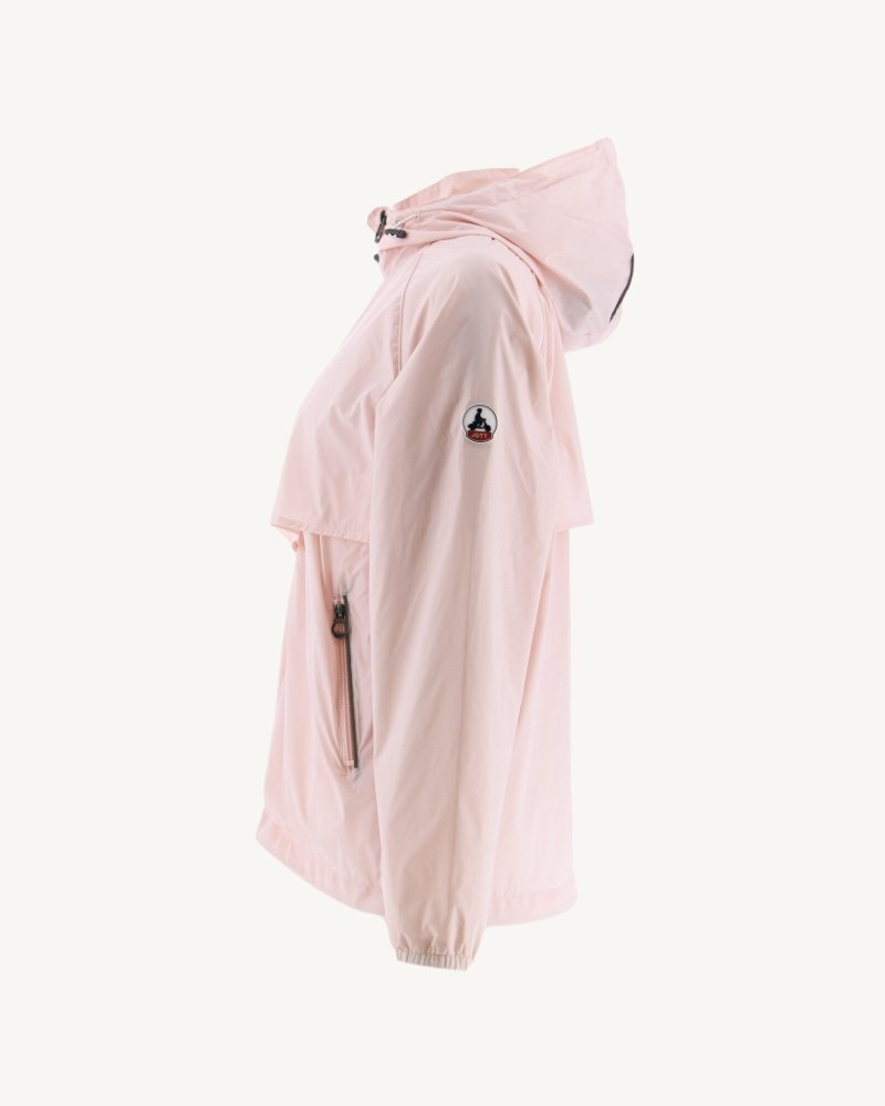 JOTT Scirocco Hooded Ženske Vjetrovka Svijetlo Roze | UVN-5968