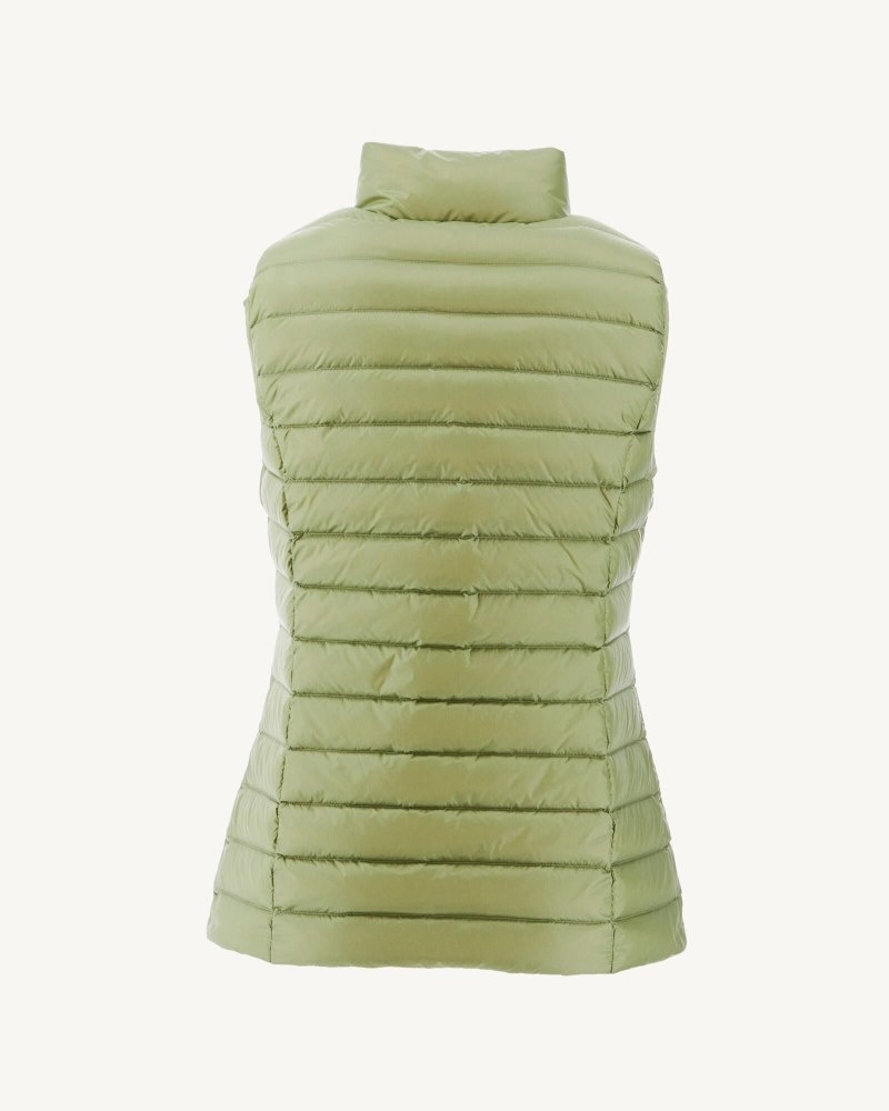 JOTT Seda Light Sleeveless Ženske Donje Jakne Svijetlo Kaki Boja | BPV-4317