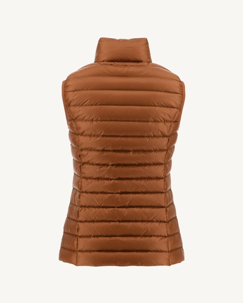 JOTT Seda Light Sleeveless Ženske Donje Jakne Smeđe | TWU-4480