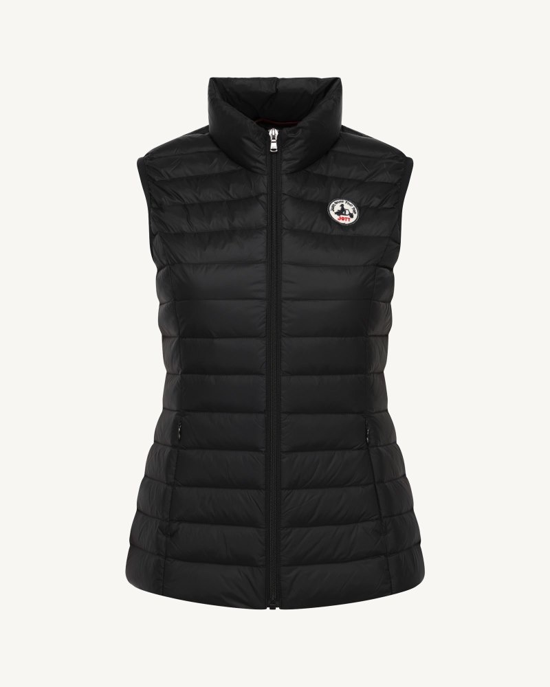 JOTT Seda Light Sleeveless Ženske Podstavljene Jakne Crne | CTC-6170