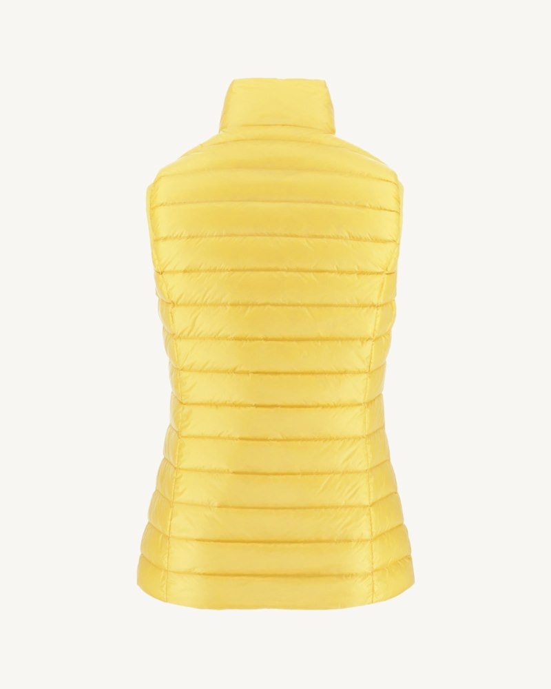 JOTT Seda Light Sleeveless Ženske Podstavljene Jakne Žute | BII-1072