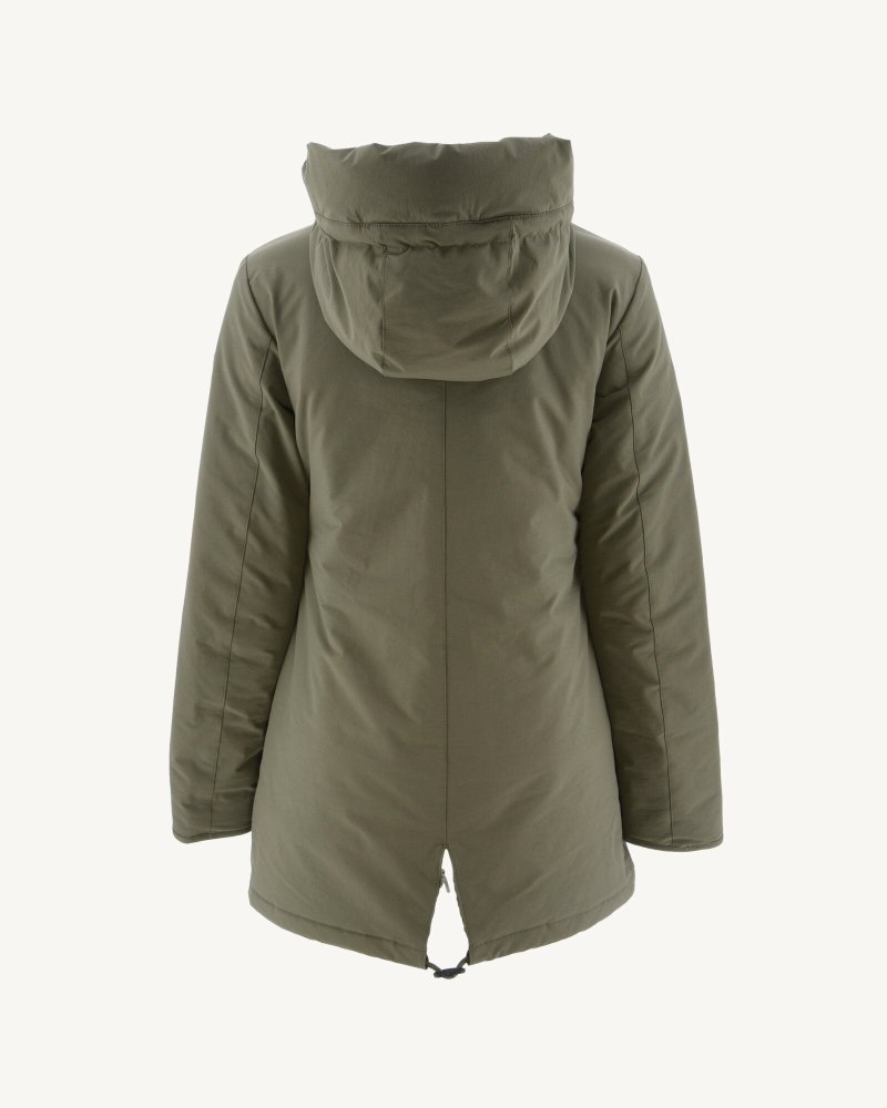 JOTT Siberia Hooded Ženske Pufer Jakne Maslinasto Zelene | PYI-6983