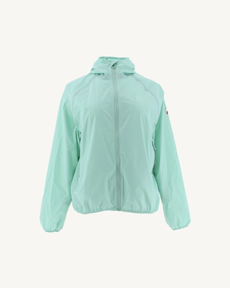 JOTT Singapore Waterproof Hooded Ženske Jakne Menta | RMJ-9925