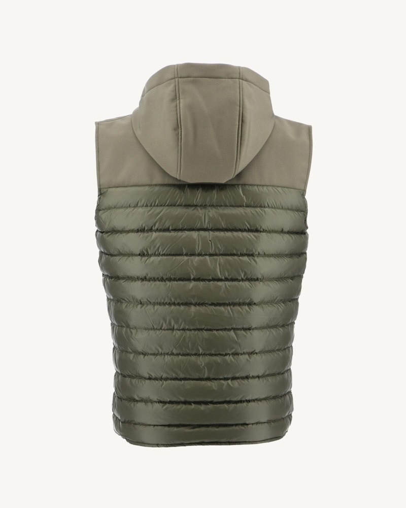 JOTT Stan Sleeveless Muške Donje Jakne Maslinasto Zelene | OVV-9416