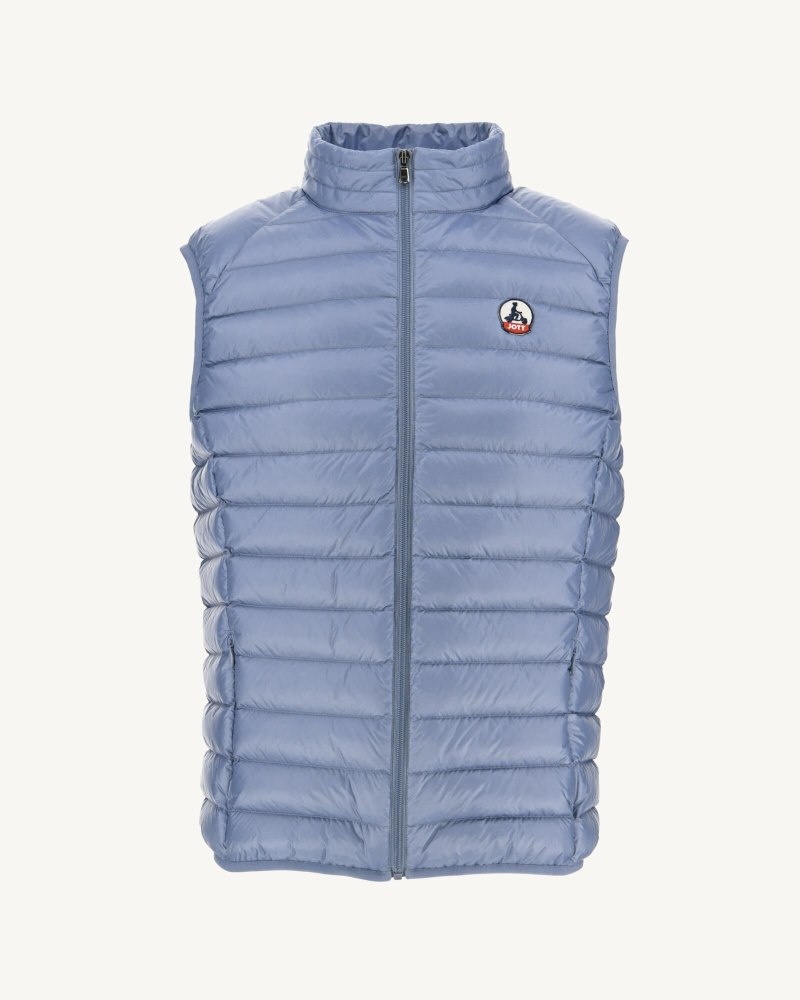 JOTT Tom Sleeveless Prošiven Muške Jakne Plave | AFB-8410