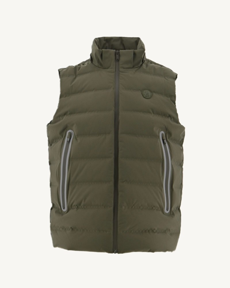 JOTT Ulaan 4-in-1 Hooded Muške Pufer Jakne Maslinasto Zelene | AQD-8618