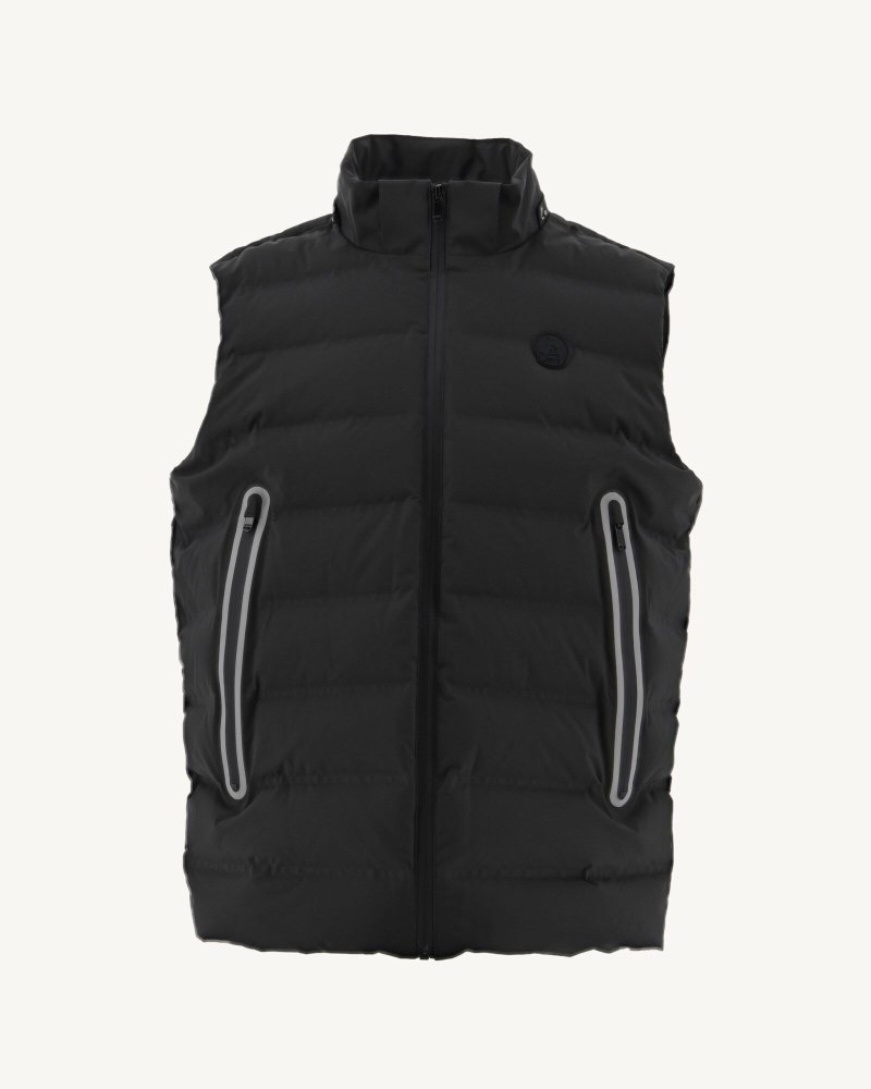 JOTT Ulaan 4-in-1 Hooded Muške Pufer Jakne Crne | RUW-5625