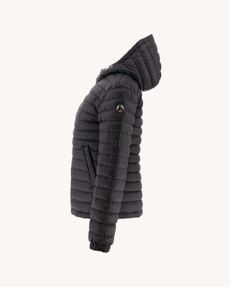 JOTT Vienna Reversible Hooded Ženske Donje Jakne Bijele Tamno Sive | UWN-0129