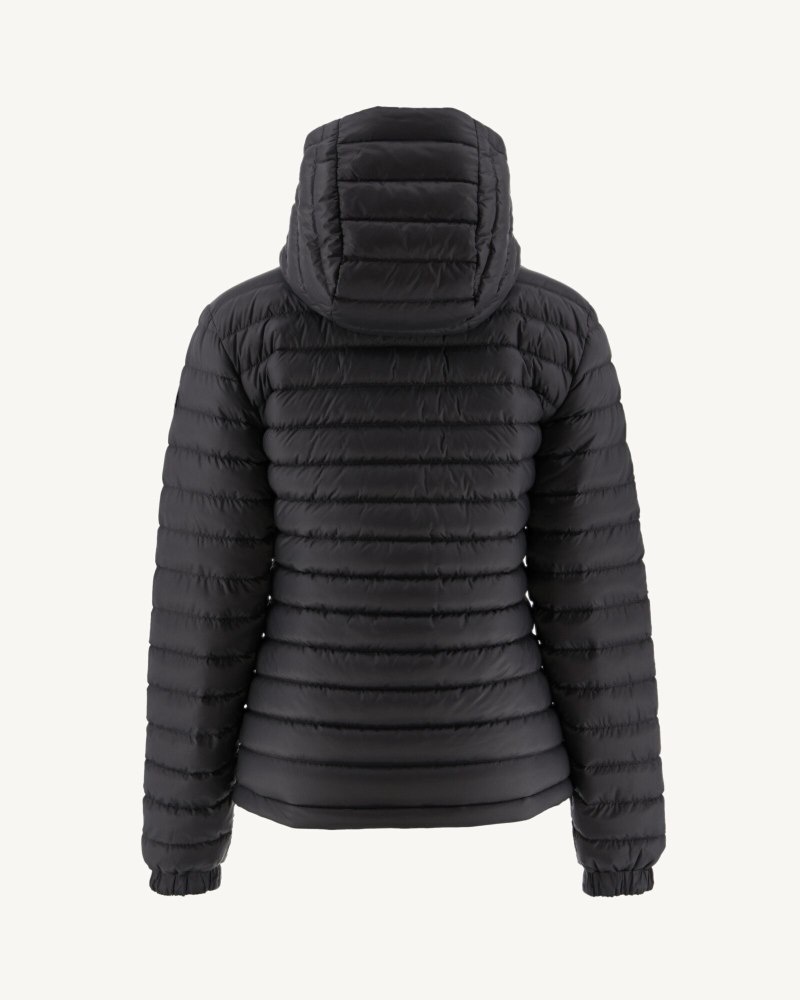 JOTT Vienna Reversible Hooded Ženske Donje Jakne Bijele Tamno Sive | UWN-0129