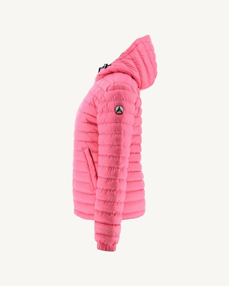 JOTT Vienne Reversible Hooded Ženske Donje Jakne Tamnoplave Roze | DYN-9082