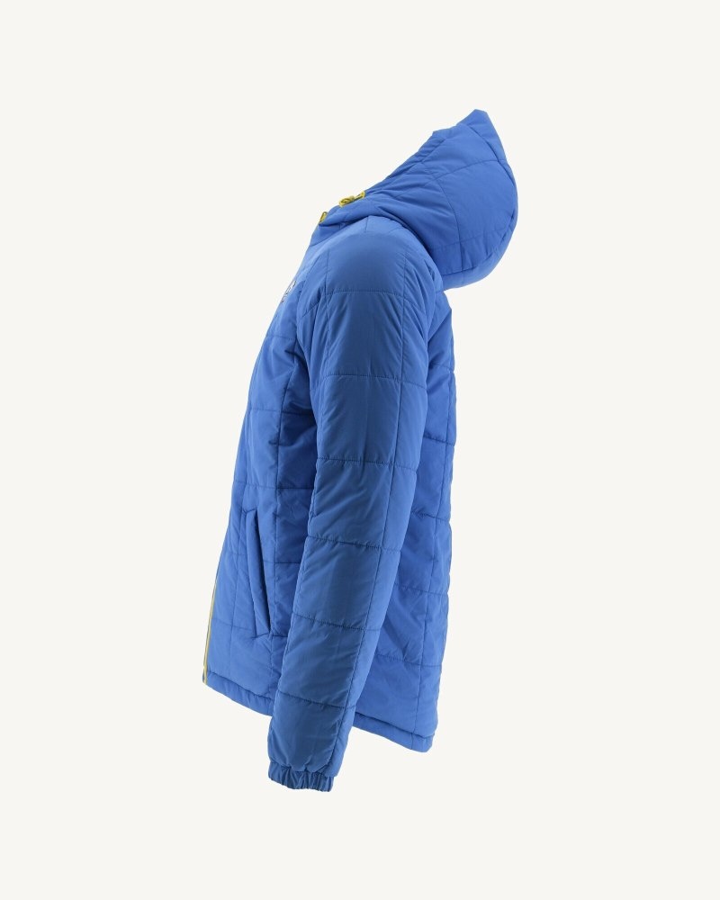 JOTT Vigo Reversible Hooded Ultralight Muške Donje Jakne Limun Plave | NBA-9376