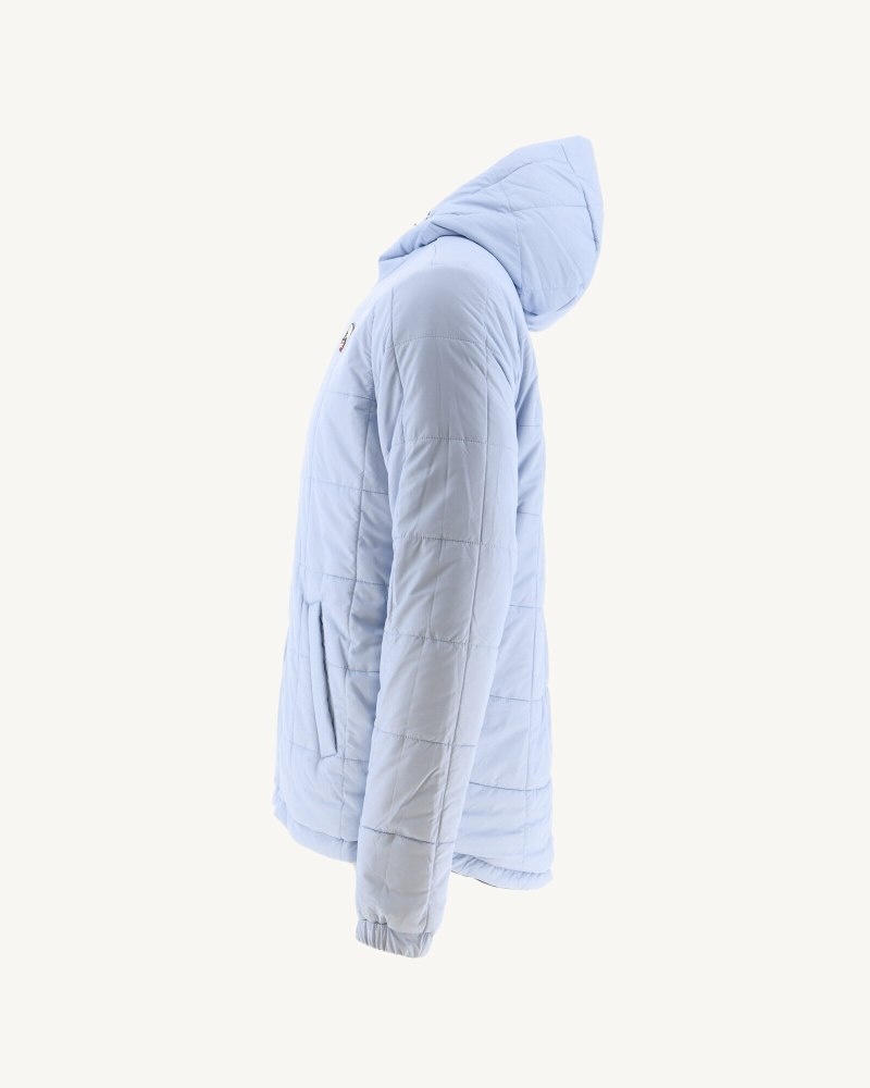 JOTT Vigo Reversible Ultralight Hooded Muške Donje Jakne Maslinasto Zelene Svijetlo Plave | FKG-5843