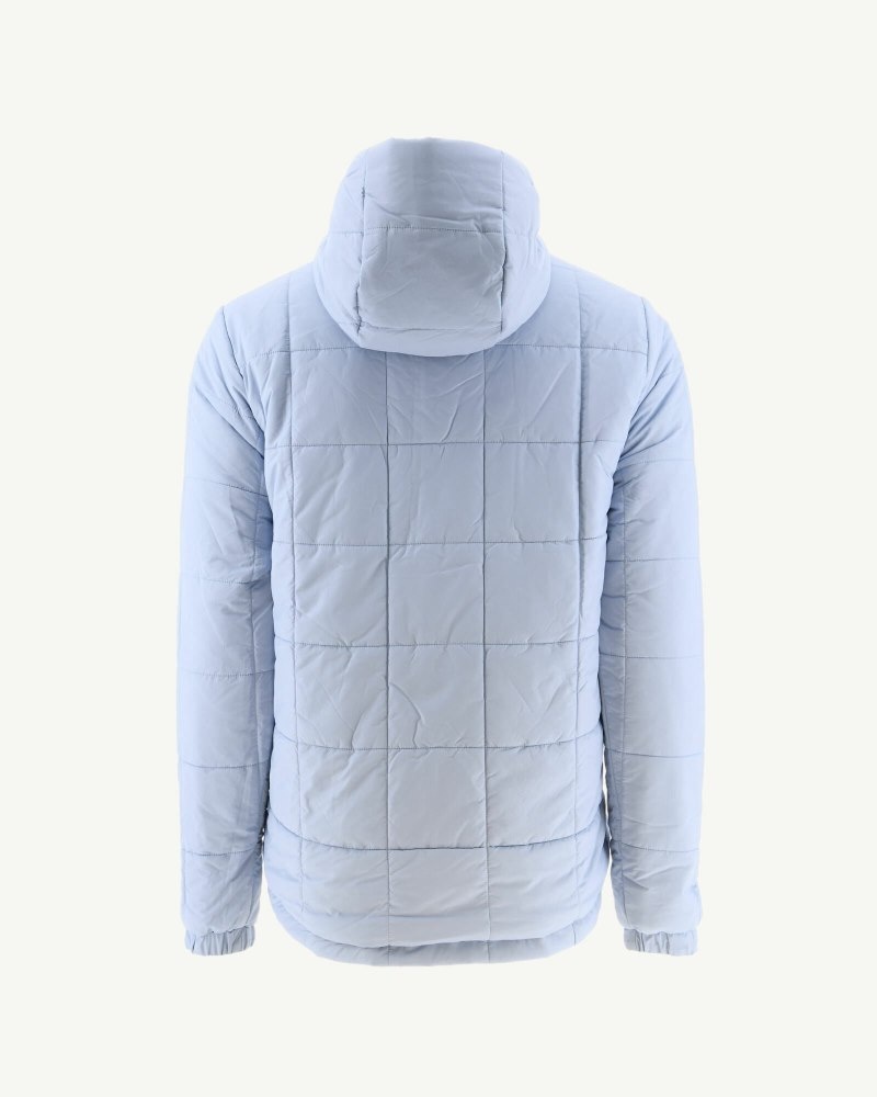 JOTT Vigo Reversible Ultralight Hooded Muške Donje Jakne Maslinasto Zelene Svijetlo Plave | FKG-5843