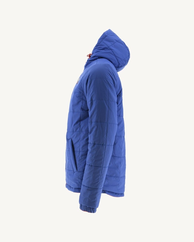 JOTT Vigo Reversible Ultralight Hooded Muške Donje Jakne Crvene Tamno Plave | EXV-0547