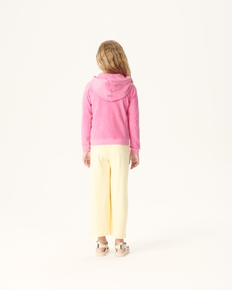 JOTT Volta Cotton Terry Zipped Dječje Jakne Roze | IMW-6158