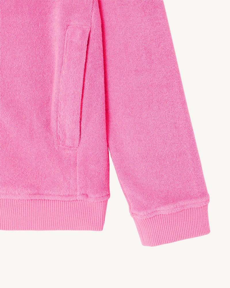 JOTT Volta Cotton Terry Zipped Dječje Jakne Roze | IMW-6158