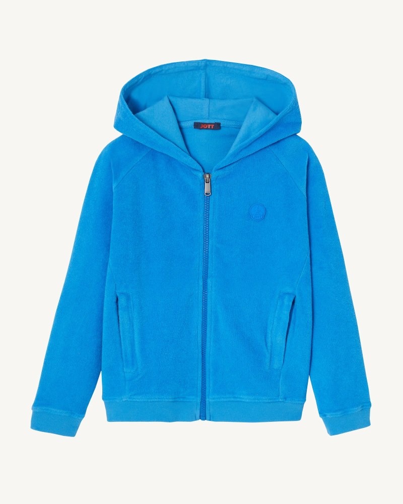 JOTT Volta Zipped Cotton Terry Dječje Jakne Plave | FHK-4623