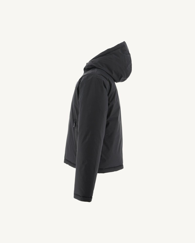 JOTT Yoko Reversible Hooded Winter Dječje Jakne Crne Tamno Sive | KBR-1903